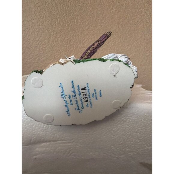 Hamilton Collection Jeweled Reflections Amethyst Splendor Unicorn w/Box & COA - Picture 5 of 16